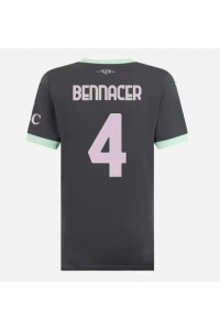 AC Milan Ismael Bennacer #4 Jalkapallovaatteet Naisten Kolmaspaita 2024-25 Lyhythihainen